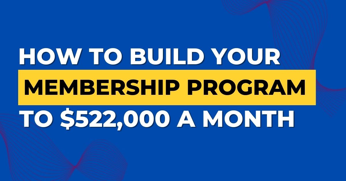 Read more about the article Frank Kern’s $522,000/Month Membership Program