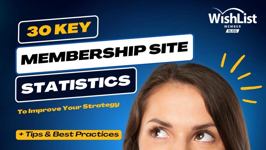 Membership site statistics featured image