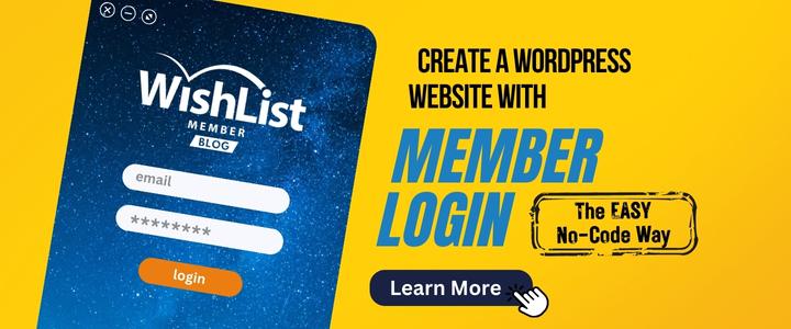 Create a WordPress website with membership login