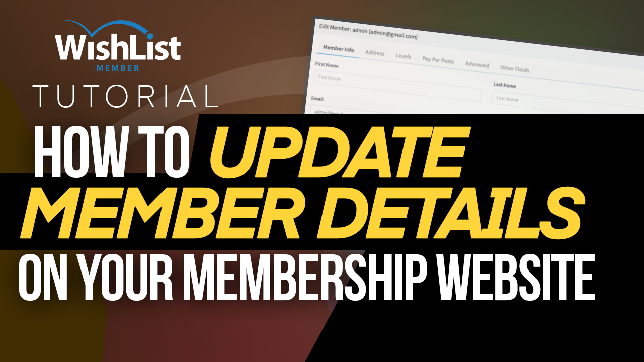 Read more about the article How to Update Member Details On Your Membership Site