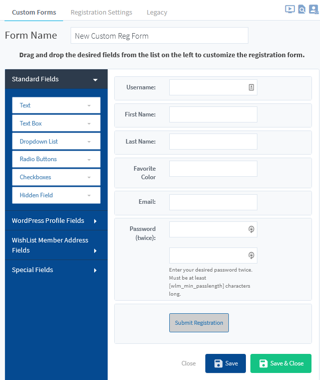 Member Payment and Registration - WishList Member