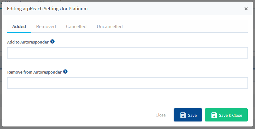 WishList Member and arpReach integration