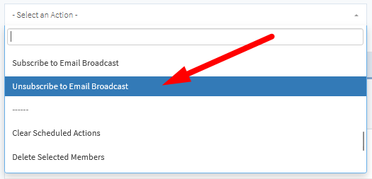 Bulk Edit Existing Members in WishList Member - Unsbscribe to Email Broadcast