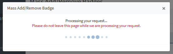 CourseCure Badges - Badge Mass/Add Remove